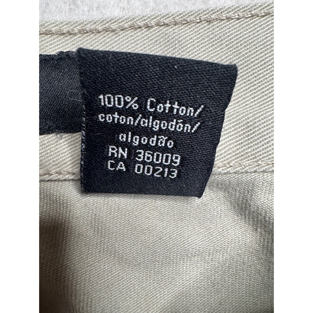 Calvin Klein Jeans Mens Easy Fit Khaki Tan Straight Leg Pants MPLT171C 34x31 - Picture 13 of 16